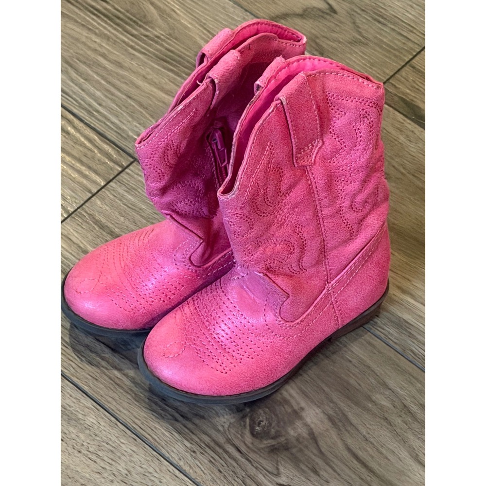 Madden Girl Toddler Pink Western Cowboy Boots Size 7